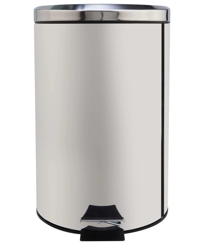 Hygic Stainless Steel Pedal Bin Dust Bin(Glossy Design)