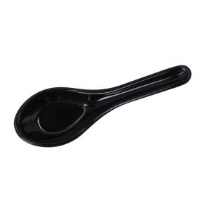 Royalford Iva Soup Spoon - Melamine - Black