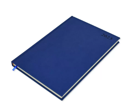 FIS A4 Diary 2023 English (Saturday & Sunday Combined) Blue - FSDI47EP23BL