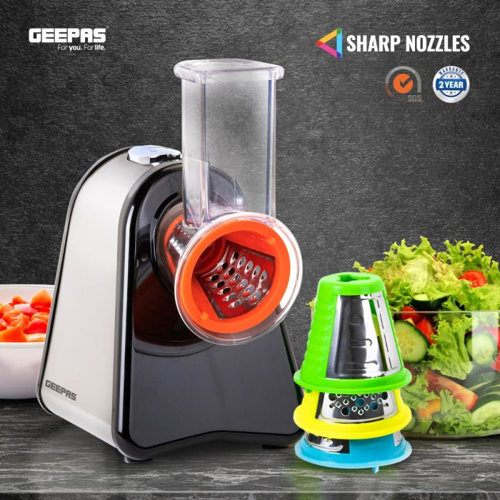 200W 4 In 1 Electric Salad Maker Geepas GSM63022UK