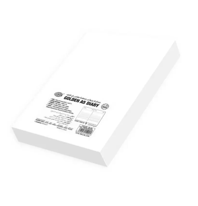 FIS Golden Diary 2023 (Arabic/English) A5, Italian PU, 1-Side Padded, Blue - FSDI20AEG23BL