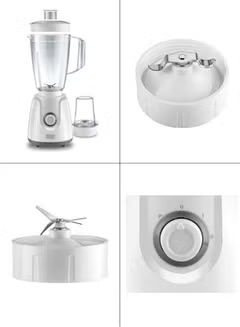 Blender with Grinder Mill, 1.5 L 400.0 W BX4030-B5 White,/Clear
