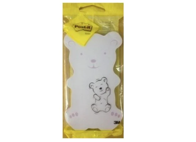 3M Post-it 7500TB Teddy Bear Parme 120mmx70mm