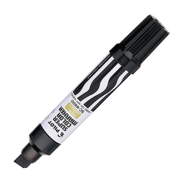 Pilot SC-6600 Super Color Jumbo Permanent Marker - Black