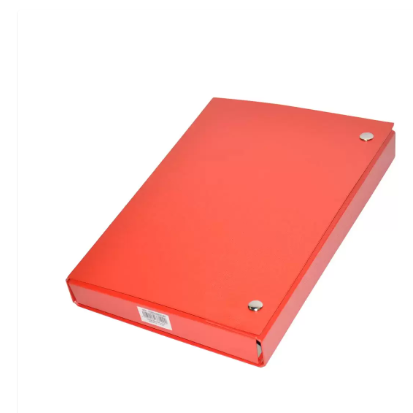 FIS Document Bags, Vinyl with Button, Red Color, F/S (210 x 330 mm) Size - FSBDDBBVA401