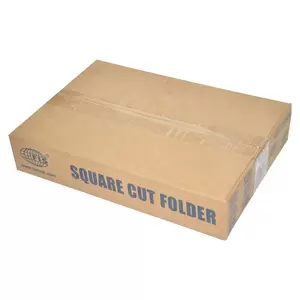 100-Piece FIS Square Cut Folders Without Fastener, Kendal Manila, Violet Color, 225gsm A4 Size - FSFF9A4KVI