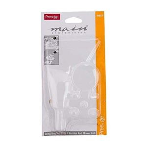 Prestige Icing Bag With 6 Nozzles - Plastic - White