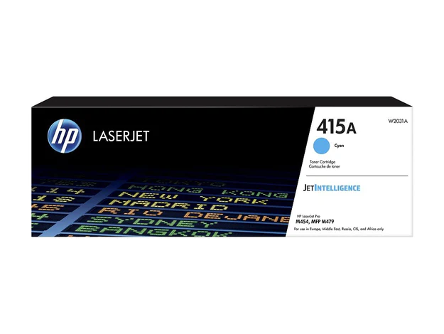 HP 415A Cyan Original LaserJet Toner Cartridge (W2031A)