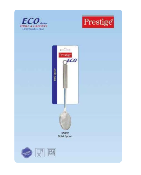Prestige PR55802 Eco Solid Spoon - Stainless Steel - Multicolor