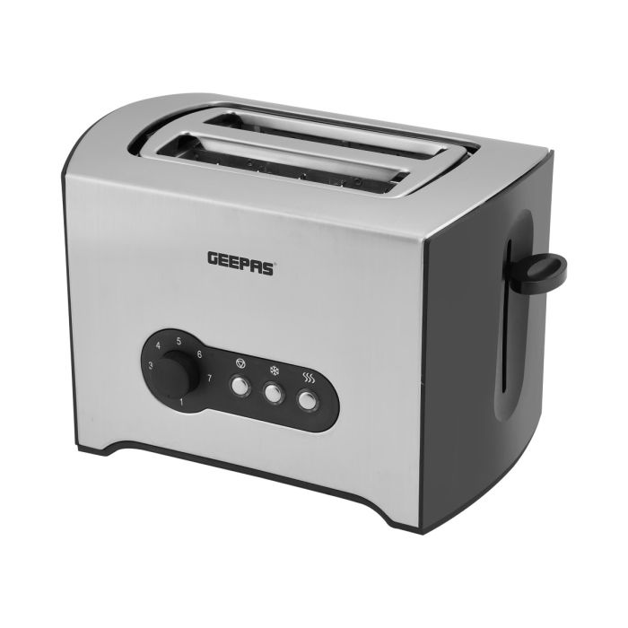900W 2 Slice Toaster - Stainless Steel Bread Toaster With High Lift Function - Reheat/Cancel/Defrost Function & Removable Crumb Tray - Lift & Lock Function, Wide 2 Slots | 2 Year Warranty