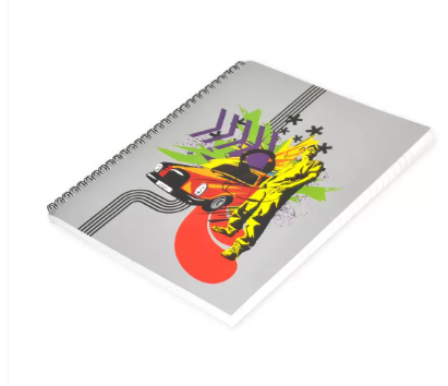 LIGHT Pack of 10 Design Soft Cover Notebook 10X8 Inches (25.4 X 20.32 cm) Single Line 100 Sheets - LINBS1001081112