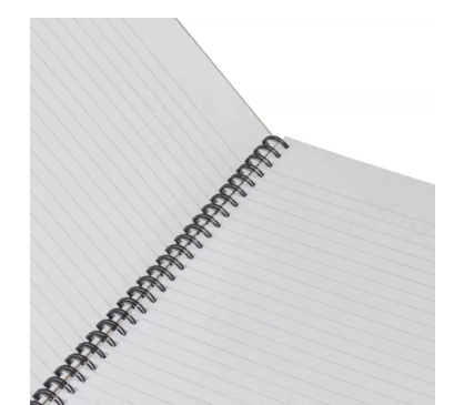 LIGHT Pack of 5 Spiral Hard Cover Note Book 100 Sheets Size 10X8 Inches (25.4 X 20.32 cm) - LINBS1081001302