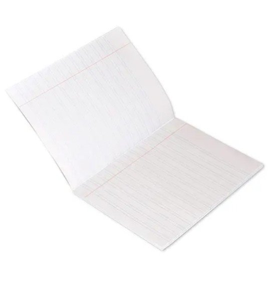 SADAF A5 Exercise Book Single Line (1 Side Plain) 60 Sheet, 120 Pages, Pack of 6