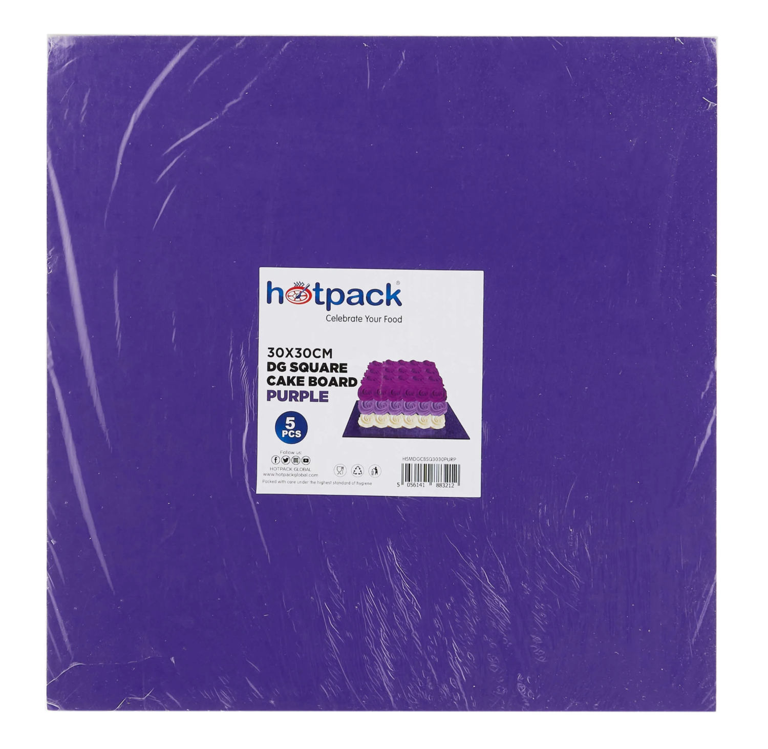 Square Cake Board 5 Pieces