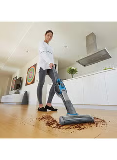-In-1 Cordless Stick Vacuum Cleaner, Ideal For Hard Floors/Carpets, 500 ml 36 W SVJ520BFS-B5, Grey/Blue