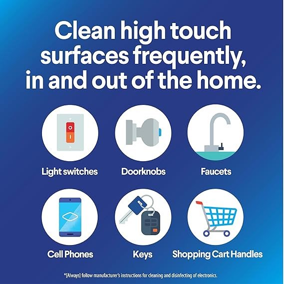 Clorox Scentiva Disinfecting Wipes Pacific Breeze & Coconut, Multi-Surface Bleach Free Cleaning Wipes, 75 Wet