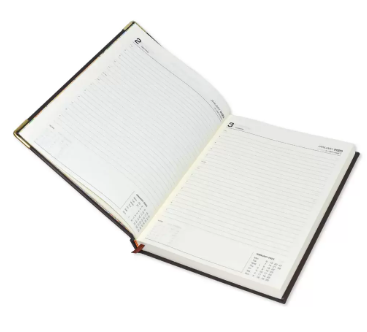 FIS Executive Diary 2023 (English) Italian PU Padded, Cover Green - FSDI88EP23GR