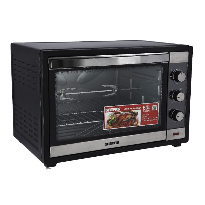 Electric Oven With Timer, 60L