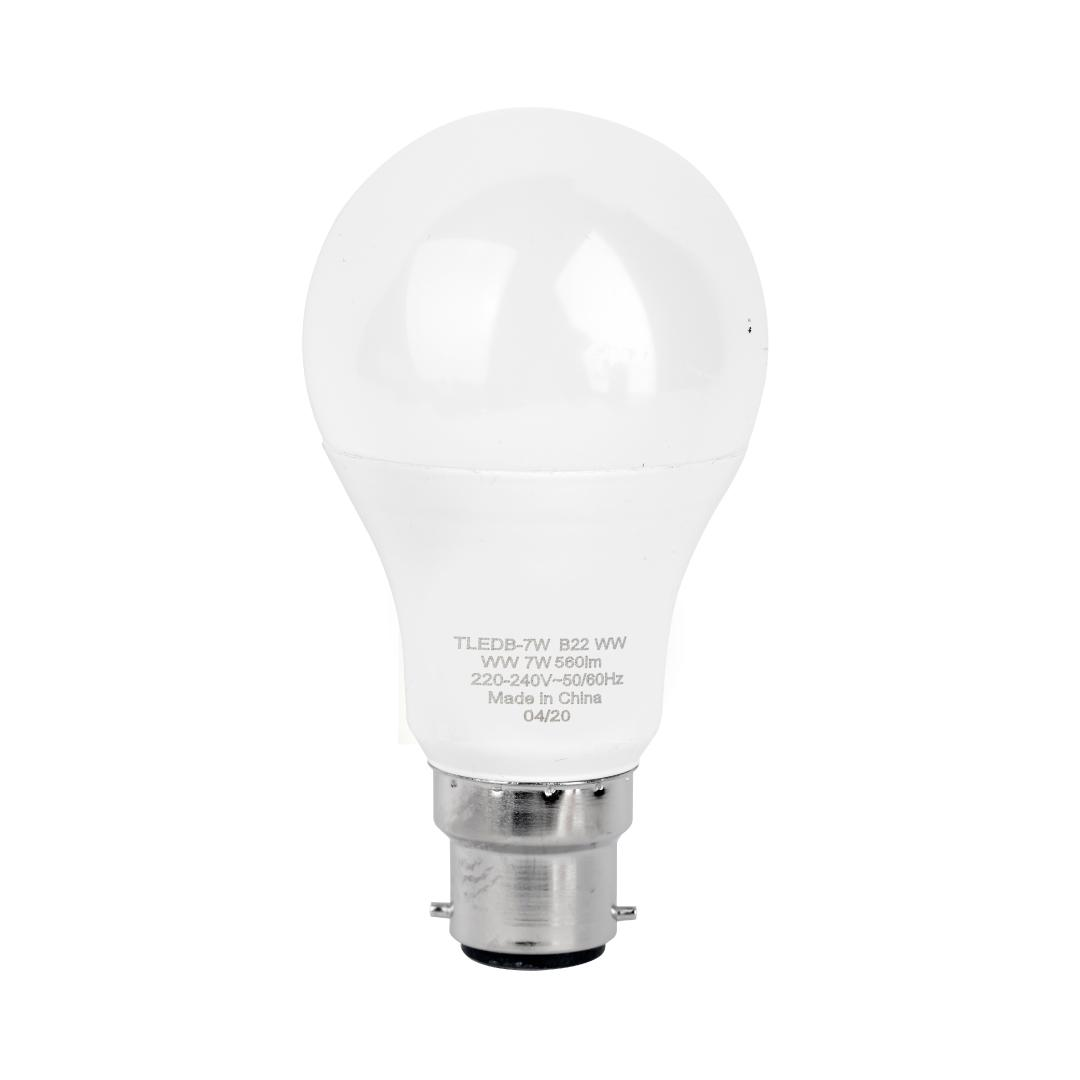 LED Bulb 7W Warm White B22