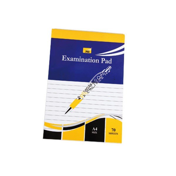 PSI Writing Pad Square Pad A4 70 Sheets