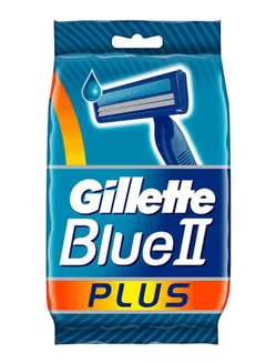 5-Piece II Plus Disposable Razor Set Blue