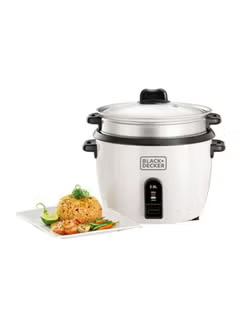 Rice Cooker, 2-in-1 Non Stick With Steamer 2.8 L 1100.0 W RC2850-B5 White
