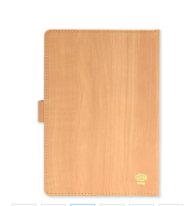 FIS 2024 A5 Diary Arabic/English Vinyl Hard Sewn Cover Brown -FSDI80AE24BR