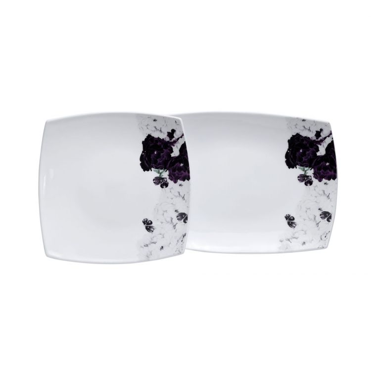 Royalford 71Pcs Opal Ware Dinner Set - Opalware - White - RF9757