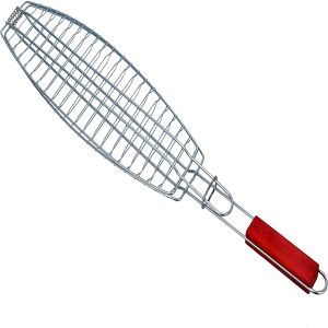 Royalford Fish Barbeque Grill - Iron - Silver