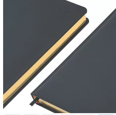 FIS Golden A5 Diary 2024 (Arabic/English) Black - FSDI19AEG24BK