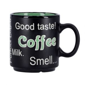 Royalford Coffee Mug - Porcelain - Green - 9 OZ