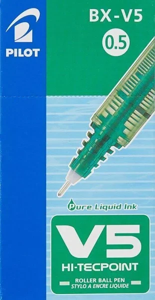 Pilot BX-V5 Hi Tecpoint Roller Pen 0.5 Green
