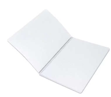 FIS Pack of 5 Burj Khalifa Notebook, Size A4 Spiral,70 Sheets,70 GSM, 5mm Square - FSNBA419035M