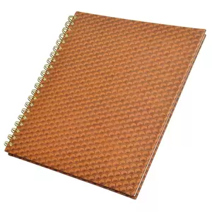 FIS Italian PU Spiral Cover University Books, 120 Sheets, 3 Subject, 8.5 x 11 Inch Size - FSUBPU3SBRD3