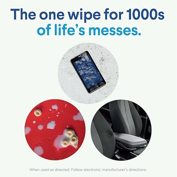 Clorox Disinfecting Wipes, 35 Wet Wipes, Fresh Scent, Kills 99.9% of Viruses and Bacteria, Bleach Free