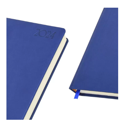 FIS A4 Diary 2024 (English) Blue - FSDI45E24BL