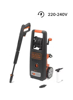 Pressure Washer. High Performance, With TSS ,And Lock System, Ideal For Home Garden. And Car ,135 Bar 1800W, BXPW1800E-B5 Orange/Black