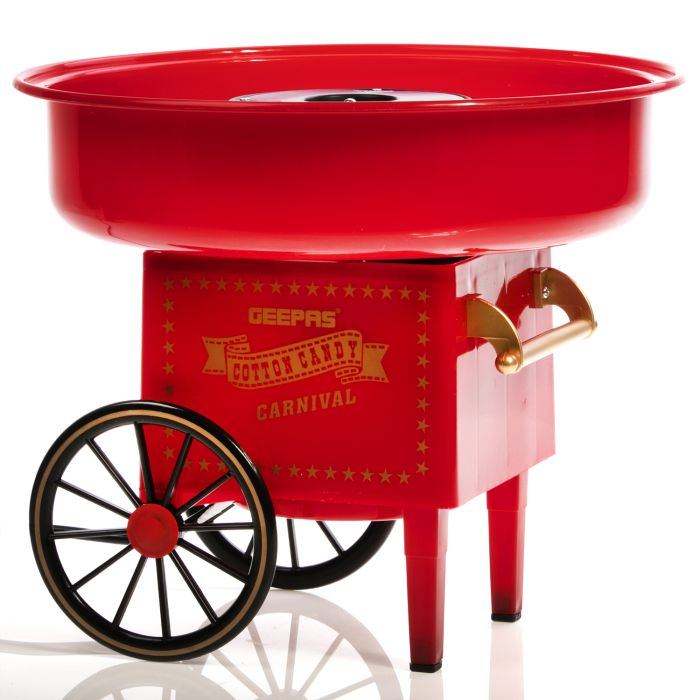 Geepas GCM41503UK 500W Cotton Candy Maker For Birthdays, Parties And Celebrations - Easy To Use, Fun & Exciting To Make Candy Floss Quickly, Simple Design - 2 Years Warranty