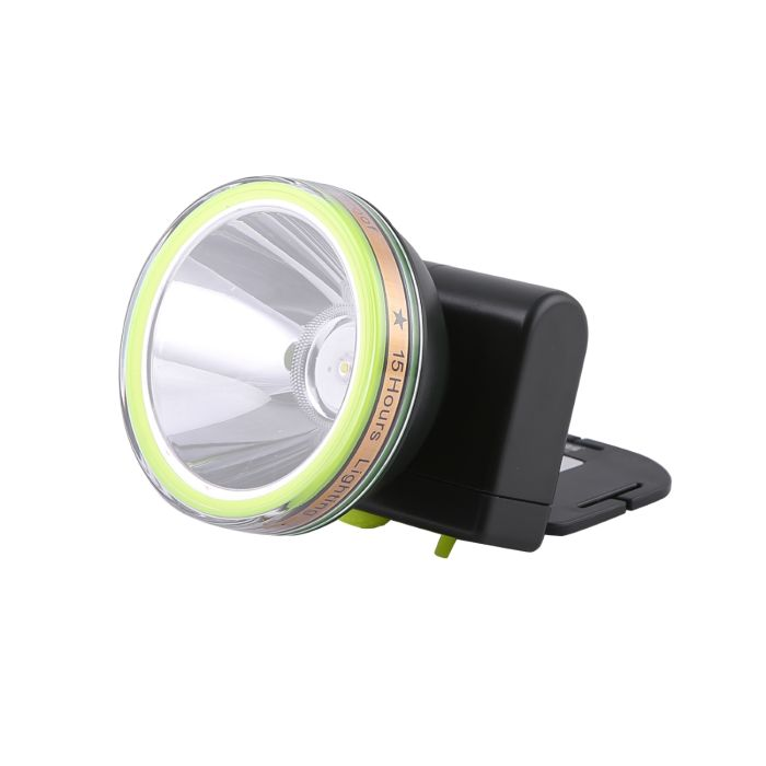 Geepas Rechargeable LED Head Torch 4000mAh - Super Bright Led 3W, 15 Hours Working Time, Perfect To Multiple Use Like Construction Site, Campaigning, Hiking, Climbing & More | 2 Years Warranty