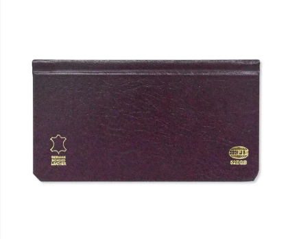 Fis 2024 Slim Diary Bonded Leather English 1Sides Padded Burgundy -FSDI52EGB24BU