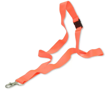 Pack of 50 Pieces Flat Lanyard With Hook And Safety Buckle, 2X90cm Badge Holder Pink - FSNASNPI