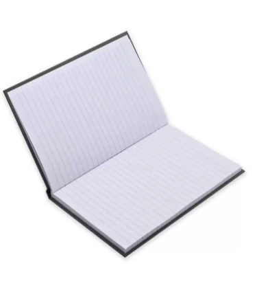 FIS Pack of 5 Hard Cover Notebook A5 Single Line, 100Sheets, Alpine Green -FSNBA5SL100AGR