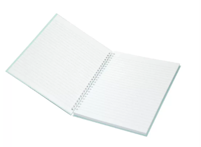 Light Spiral Hard Cover Notebook Single Line (Pack of 5 Pcs X 100 Sheets) 9X7 Inch Size - LINBS971802