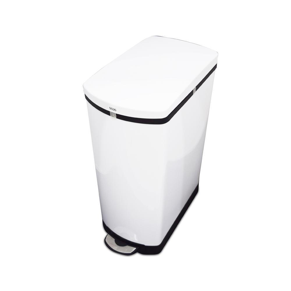 AKC Stainless Steel Rectangle Bin Slow Motion 35 Liters