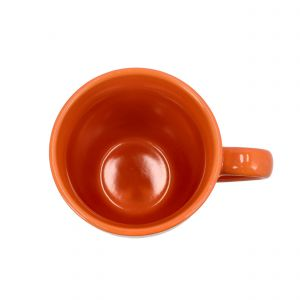 Royalford Coffee Mug - Porcelain - Orange - 11 OZ