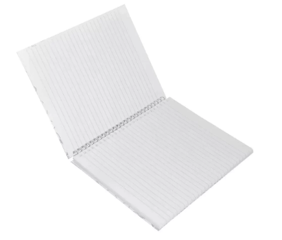 LIGHT Pack of 5 Spiral Hard Cover Notebook, Single Line, 9X7 Inches (22.86 X 20.32 CM) 100 Sheets -LINBS971707