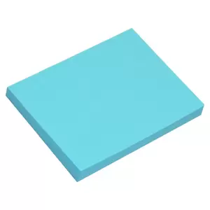 FIS Sticky Note, Fluorescent Blue Colours, Size 3 x 4 Inch, 100 Sheets, Quantity per Pack 12 - FSPO34FBL