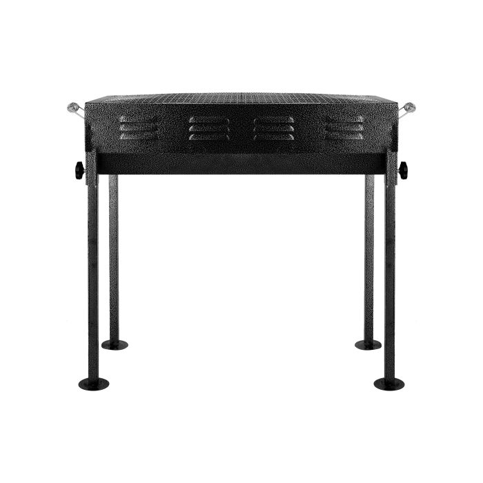 Barbeque Stand With Grill, Durable Charcoal Grill, RF10363 | Foldable Iron Barbecue Charcoal Grill | Tabletop Kabab Smoker Grill For Outdoor Camping