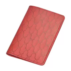 FIS Maroon Polyurethane For Unisex - Passport Wallet - FSGNMRD1