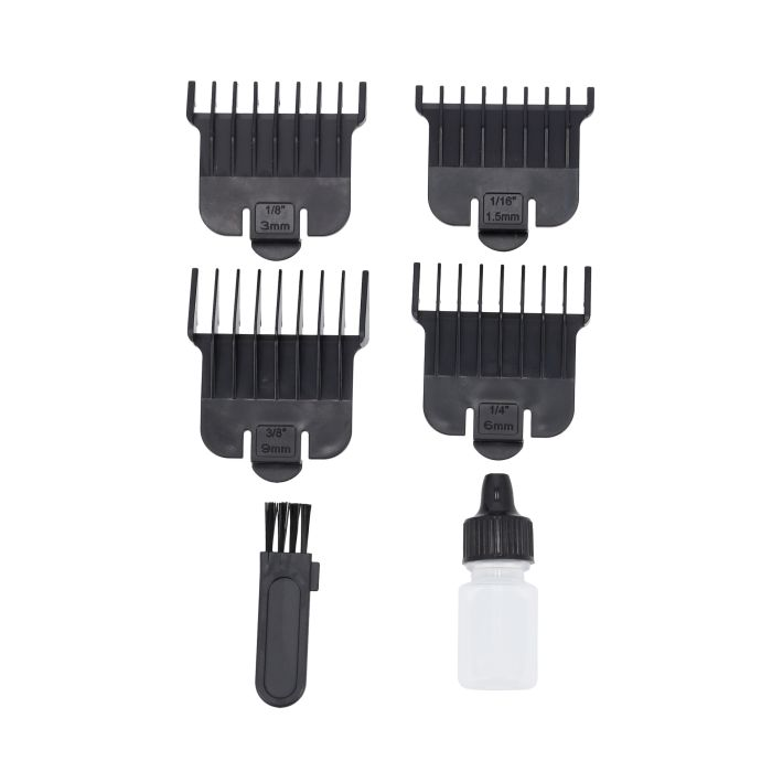 Rechargeable Hair Trimmer And Body Groomer, GTR56037 - Precision Performance, Lithium Battery, Working Time 90 Minutes, Stainless Steel Blade, 5 Combs